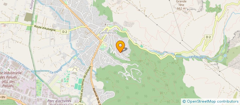 localisation de l'entreprise SCI MAGINE  GEMENOS