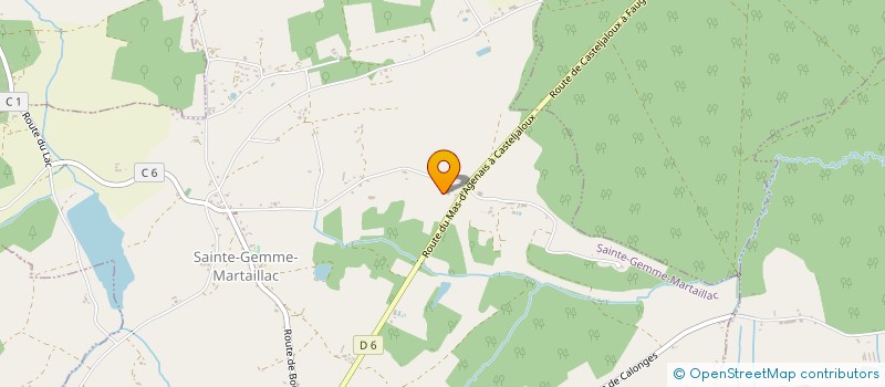 localisation de l'entreprise SCI MAGINIMA  SAINTE-GEMME-MARTAILLAC