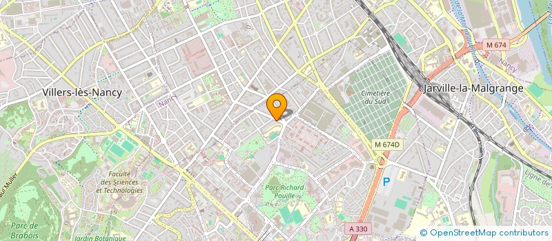 localisation de l'entreprise SCI MAGINOT  VANDUVRE-LES-NANCY