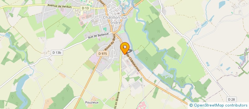 localisation de l'entreprise SCI MAGINOT à CHATILLON-SUR-INDRE