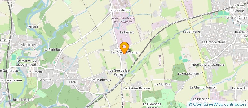 localisation de l'entreprise SCI MAGINOT HARDOUIN à CHANCEAUX-SUR-CHOISILLE