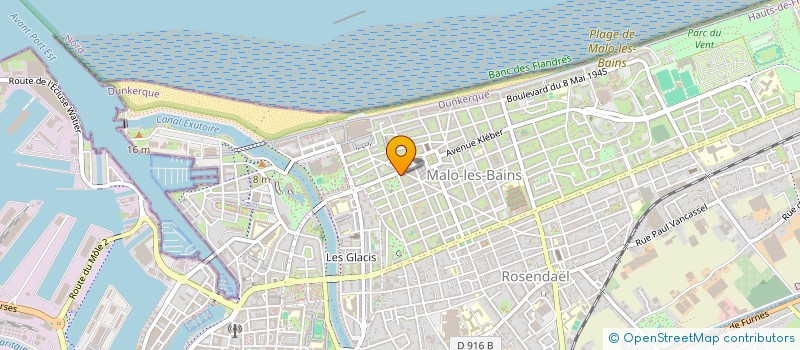 localisation de l'entreprise SCI MAGIS à DUNKERQUE