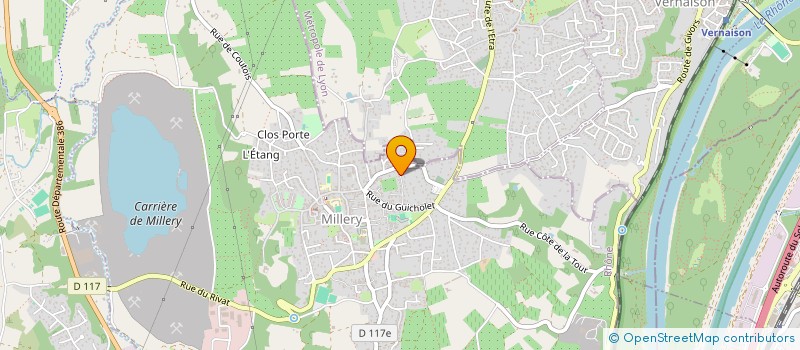 localisation de l'entreprise SCI MAGIS  MILLERY