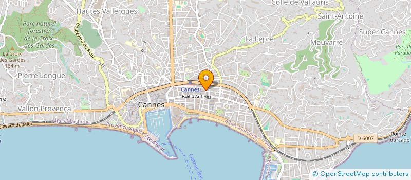 localisation de l'entreprise SCI MAGIS à CANNES
