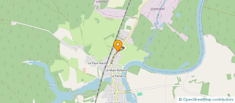 localisation de l'entreprise SCI MAGIS  LAMARCHE-SUR-SAONE