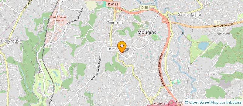 localisation de l'entreprise SCI MAGISORME à MOUGINS