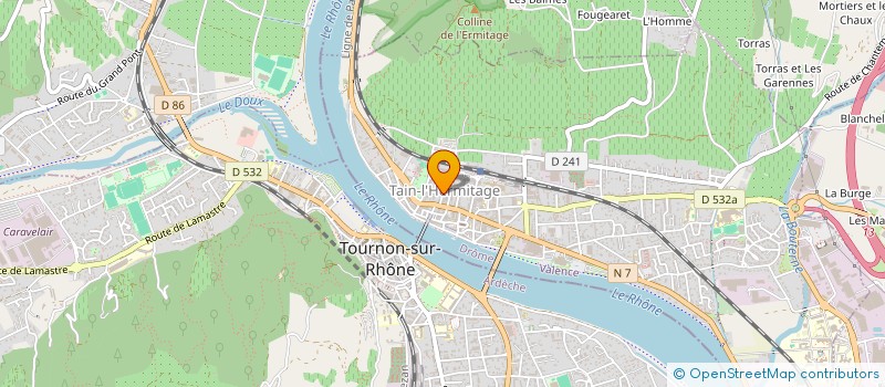 localisation de l'entreprise SCI MAGISTER  TAIN-L'HERMITAGE