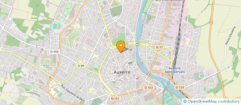 localisation de l'entreprise SCI MAGITOT à AUXERRE