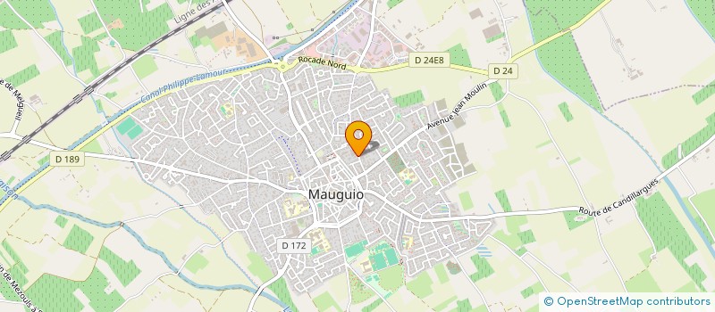 localisation de l'entreprise SCI MAGIVA  VAUVERT