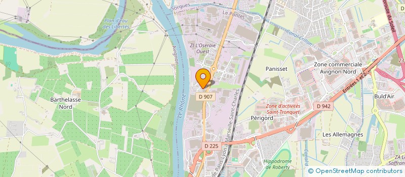 localisation de l'entreprise SCI MAGLAB  LE PONTET