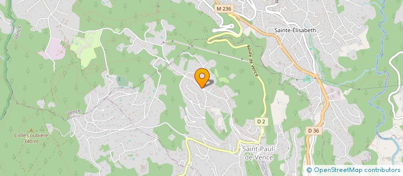 localisation de l'entreprise SCI MAGLIANO à SAINT-PAUL-DE-VENCE