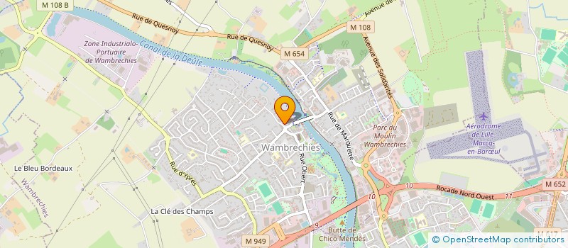 localisation de l'entreprise SCI MAGMA  WAMBRECHIES