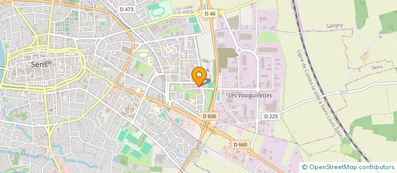 localisation de l'entreprise SCI MAGMA à SENS