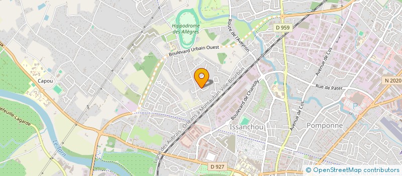 localisation de l'entreprise SCI MAGNAGUAGNO  MONTAUBAN