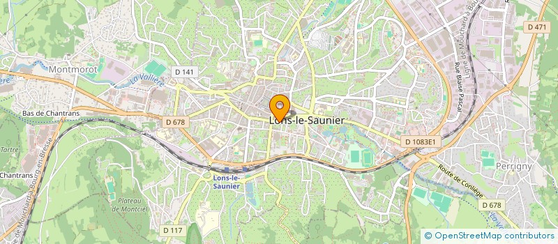 localisation de l'entreprise SCI MAGNANNE  LONS-LE-SAUNIER