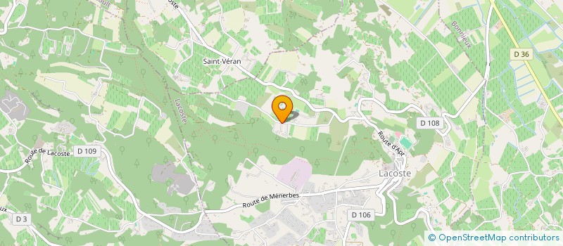 localisation de l'entreprise SCI MAGNANS  LACOSTE