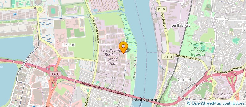 localisation de l'entreprise SCI MAGNE  BORDEAUX