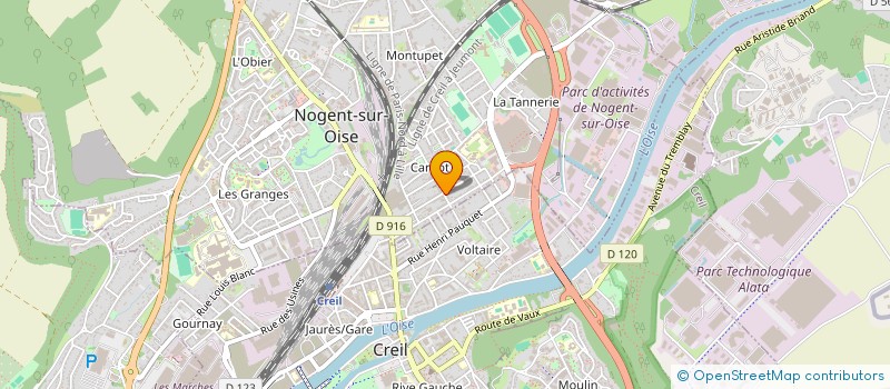 localisation de l'entreprise SCI MAGNIEZ  NOGENT-SUR-OISE