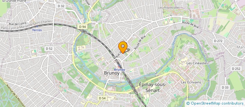 localisation de l'entreprise SCI MAGNIN  BRUNOY