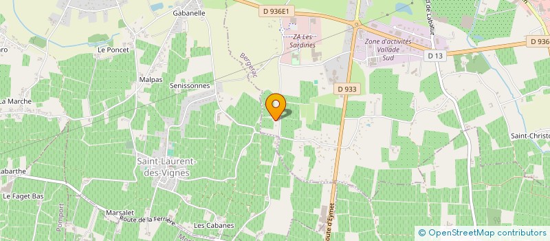 localisation de l'entreprise SCI MAGNOL à BERGERAC