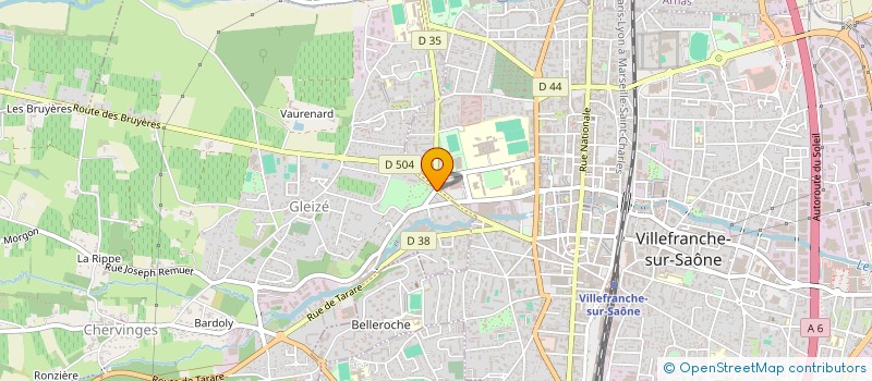 localisation de l'entreprise SCI MAGNOLIA  GLEIZE