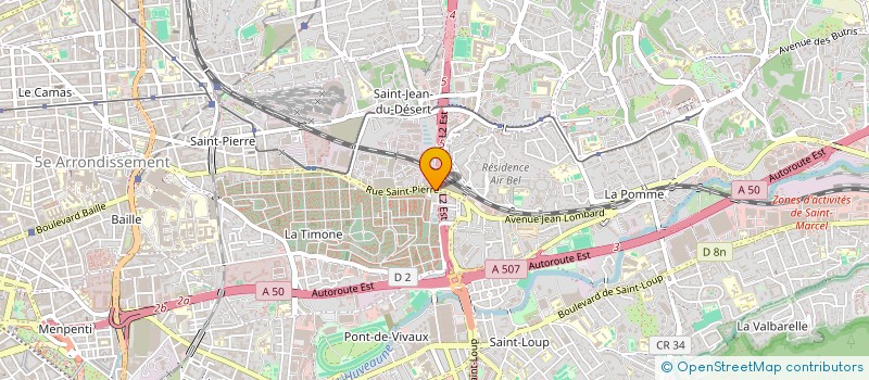 localisation de l'entreprise SCI MAGNOLIA à MARSEILLE