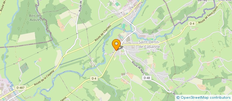 localisation de l'entreprise SCI MAGNOLIA  SAINT-DENIS-DE-CABANNE