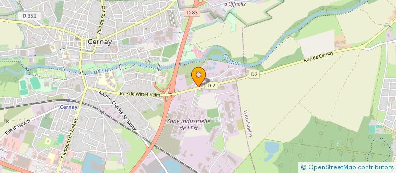 localisation de l'entreprise SCI MAGNOLIA 75  CERNAY