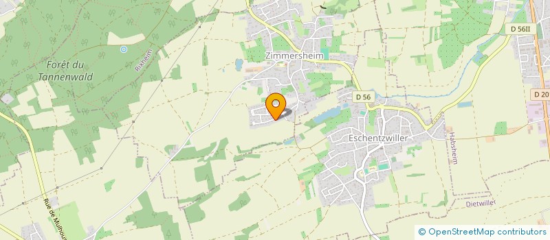 localisation de l'entreprise SCI MAGNOLIA  ZIMMERSHEIM