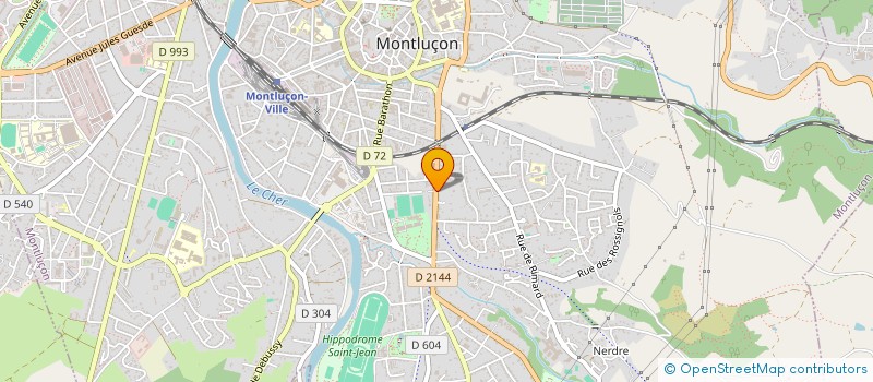 localisation de l'entreprise SCI MAGNOLIA à MONTLUCON