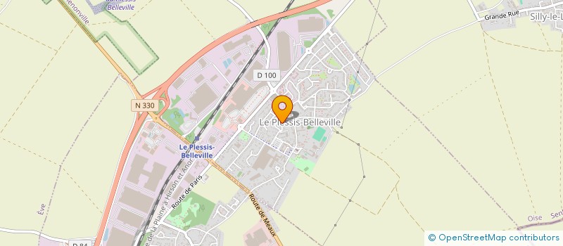 localisation de l'entreprise SCI MAGNOLIA  LE PLESSIS-BELLEVILLE