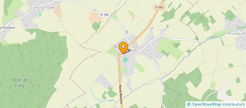 localisation de l'entreprise SCI MAGNOLIA D'ALMA  ORVILLIERS