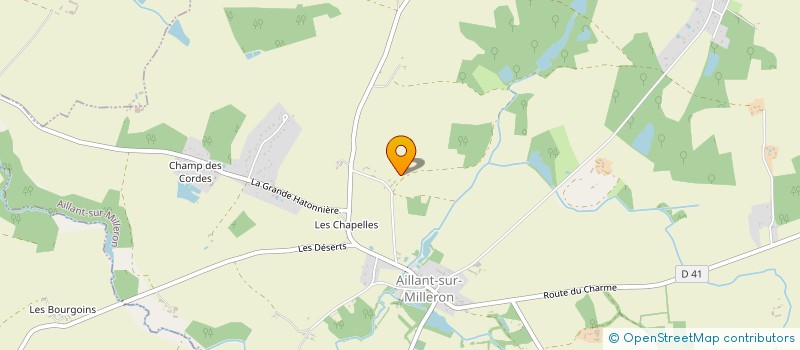 localisation de l'entreprise SCI MAGNOLIAS à AILLANT-SUR-MILLERON
