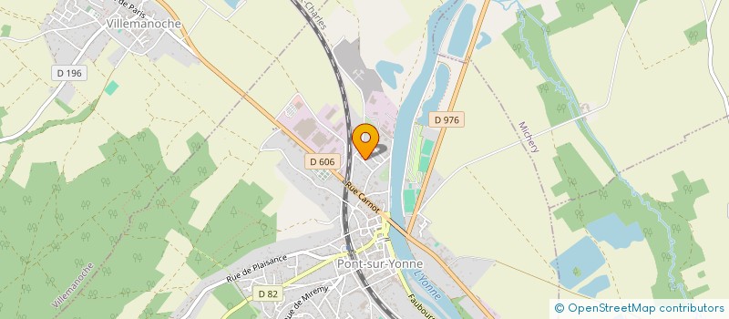 localisation de l'entreprise SCI MAGNONI  PONT-SUR-YONNE