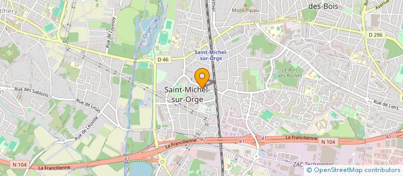 localisation de l'entreprise SCI MAGNUM à SAINT-MICHEL-SUR-ORGE
