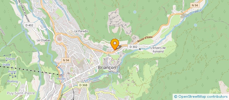 localisation de l'entreprise SCI MAGNUM à BRIANCON