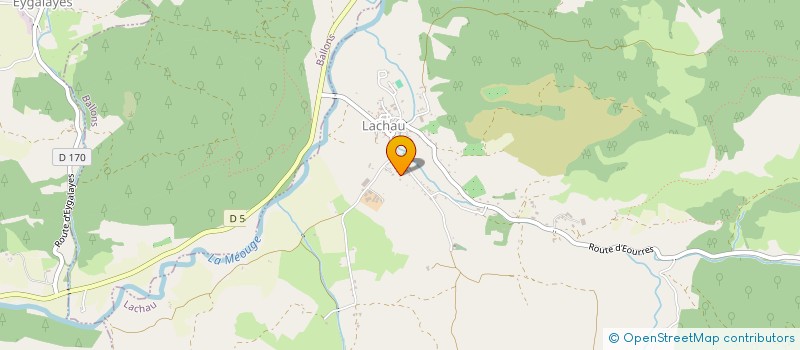 localisation de l'entreprise SCI MAGNUS  LACHAU