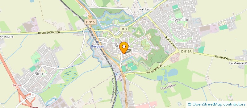 localisation de l'entreprise SCI MAGNUS REGIS FONS  BERGUES