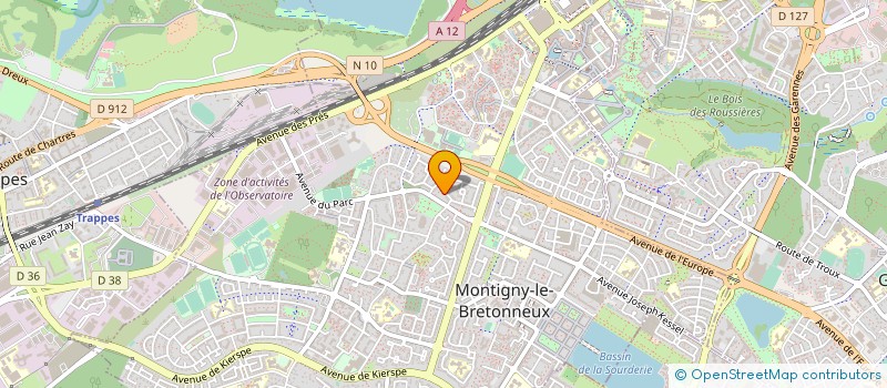 localisation de l'entreprise SCI MAGNY 10  MONTIGNY-LE-BRETONNEUX