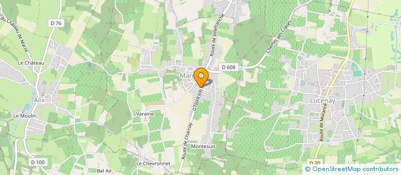 localisation de l'entreprise SCI MAGNY  MARCY