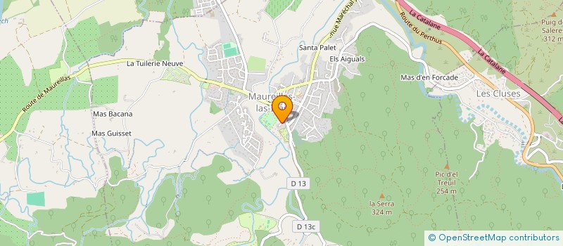 localisation de l'entreprise SCI MAGNY-GARNIER  MAUREILLAS-LAS-ILLAS