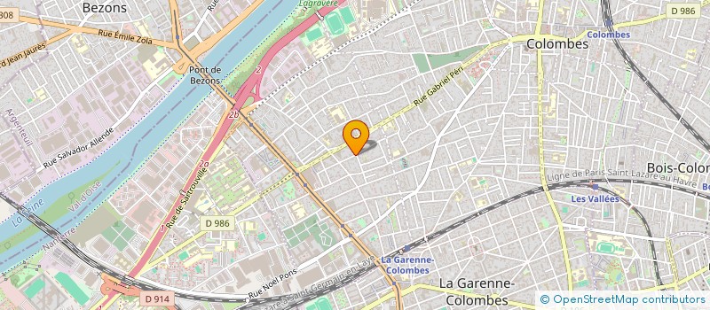 localisation de l'entreprise SCI MAGNY LES JUSSEY à COLOMBES