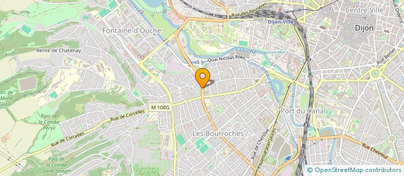 localisation de l'entreprise SCI MAGO à DIJON