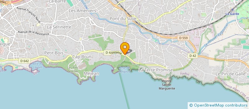 localisation de l'entreprise SCI MAGO à TOULON