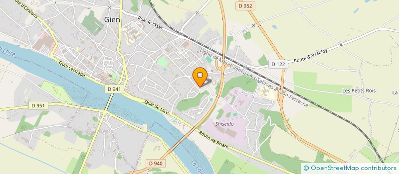 localisation de l'entreprise SCI MAGOLITHE  GIEN
