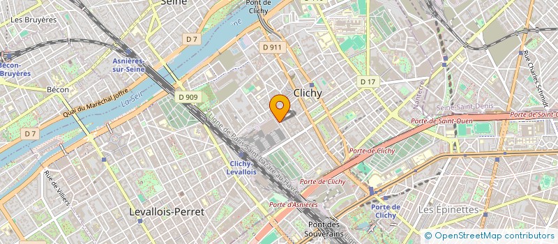localisation de l'entreprise SCI MAGOPYL à CLICHY