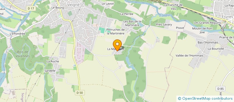localisation de l'entreprise SCI MAGOR à VEIGNE
