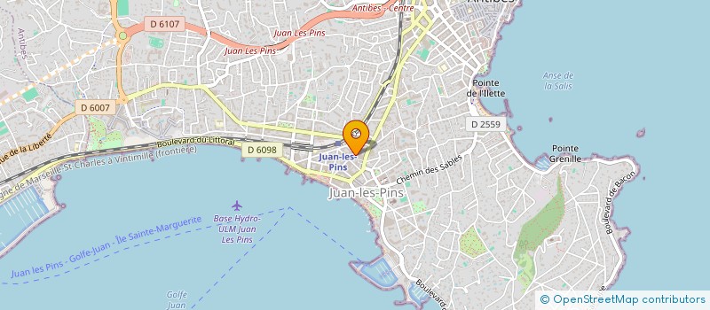 localisation de l'entreprise SCI MAGORI à ANTIBES