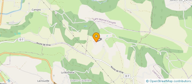 localisation de l'entreprise SCI MAGOT  LIVERS-CAZELLES