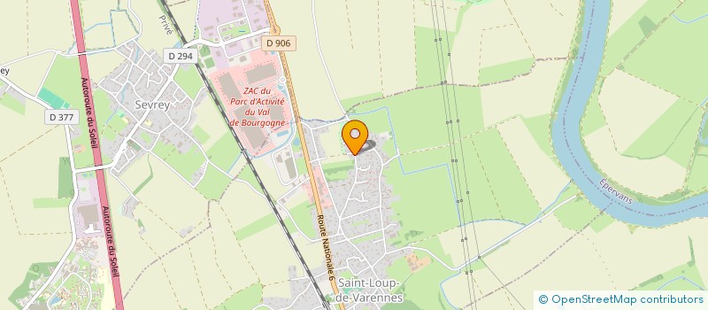 localisation de l'entreprise SCI MAGPHIL  SAINT-LOUP-DE-VARENNES